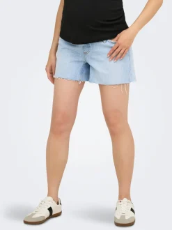 OLMGABI Cintura media Corte regular Shorts vaqueros