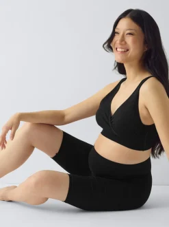 OLMHOPE Cintura alta Corte regular Shorts sin costuras