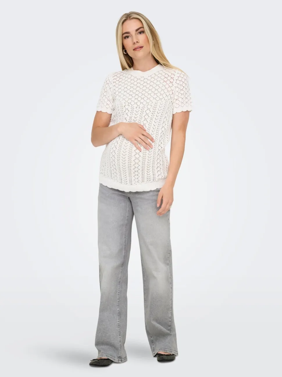 OLMJUICY Cintura alta Corte wide leg Vaqueros