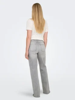 OLMJUICY Cintura alta Corte wide leg Vaqueros