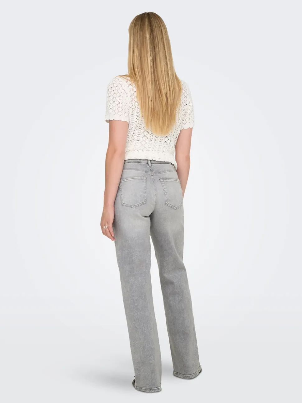 OLMJUICY Cintura alta Corte wide leg Vaqueros