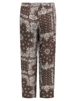 OLMKAVI Corte wide leg Pantalones