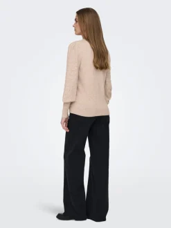 OLMMADISON Corte wide leg Vaqueros