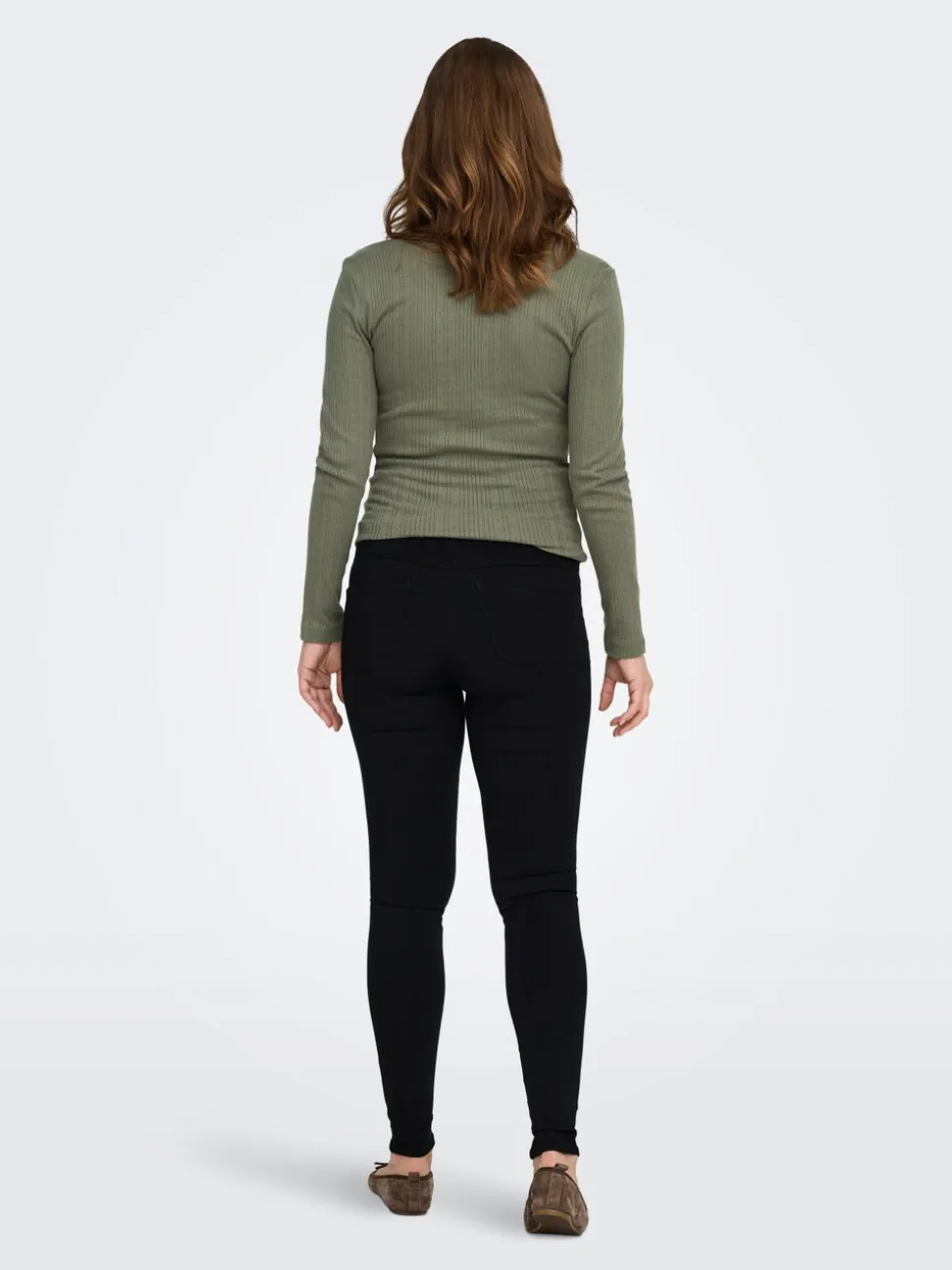 OLMRAIN Cintura media Corte skinny Vaqueros