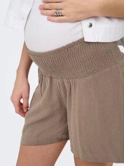 OLMSIESTA Cintura media Corte regular Lino Shorts