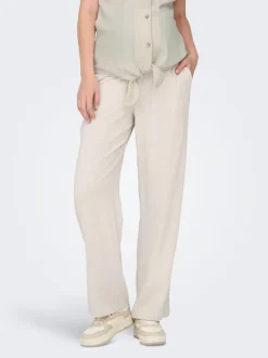 OLMSIESTA Corte straight Lino Pantalones