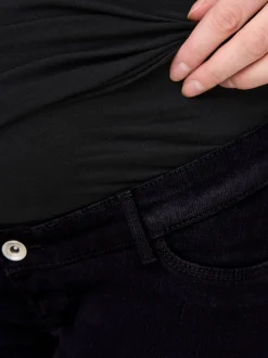 OLMSNOW Cintura alta Corte wide leg Vaqueros