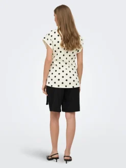 OLMVICTORIA Cintura alta Corte regular Shorts