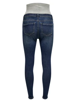 OLMWAUW Cintura media Corte skinny Vaqueros