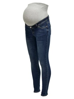 OLMWAUW Cintura media Corte skinny Vaqueros