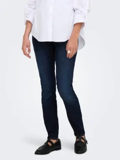 OLMWAUW Cintura media Corte skinny Vaqueros