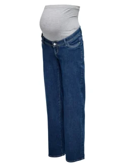 OLMWAUW Cintura media Corte wide leg Vaqueros