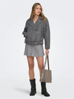ONLAVA Chaqueta de cuero sintético