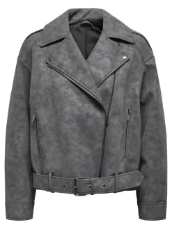 ONLAVA Chaqueta de cuero sintético