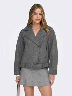 ONLAVA Chaqueta de cuero sintético
