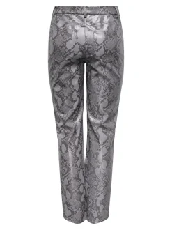 ONLAZULA Corte straight Pantalones de cuero sintético