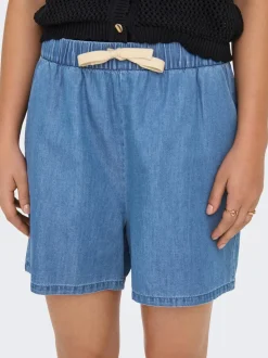ONLBEA Corte straight Shorts vaqueros