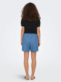 ONLBEA Corte straight Shorts vaqueros