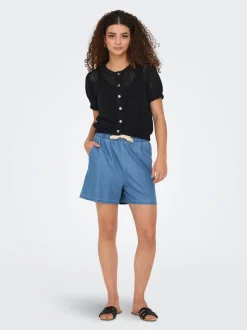 ONLBEA Corte straight Shorts vaqueros