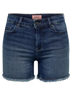 ONLBLUSH Cintura media Corte regular Shorts vaqueros