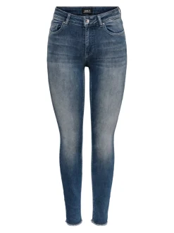 ONLBLUSH Cintura media Corte skinny Largo hasta los tobillos Vaqueros