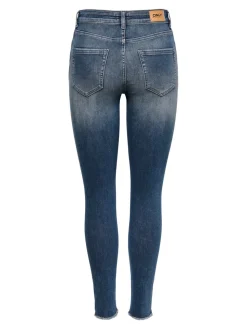 ONLBLUSH Cintura media Corte skinny Largo hasta los tobillos Vaqueros