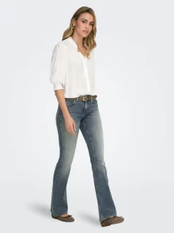 ONLBLUSH Cintura media Corte flared Vaqueros