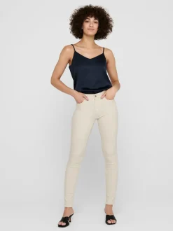 ONLBLUSH Cintura media Corte skinny Largo hasta los tobillos Vaqueros