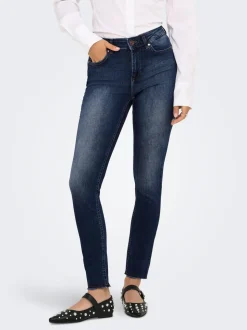 ONLBLUSH Cintura media Corte skinny Largo hasta los tobillos Vaqueros
