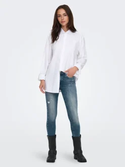 ONLBLUSH Cintura media Corte skinny Largo hasta los tobillos Vaqueros