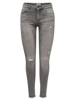 ONLBLUSH Cintura media Corte skinny Largo hasta los tobillos Vaqueros