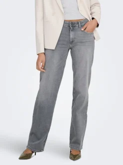 ONLBLUSH Cintura media Corte straight Vaqueros