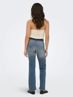 ONLBLUSH Cintura media Corte straight Vaqueros