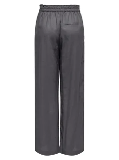 ONLBRUXELLES Corte straight Lino Pantalones