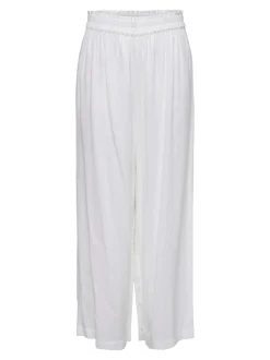 ONLBRUXELLES Corte straight Lino Pantalones