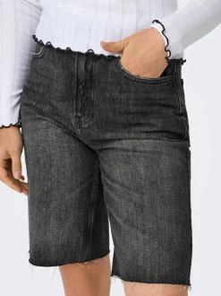 ONLCARO Cintura media Corte loose Shorts vaqueros