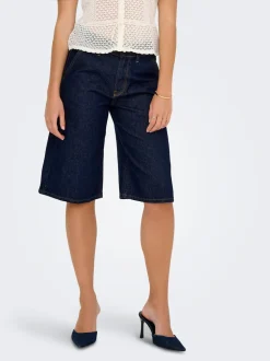 ONLCLAIR Cintura media Corte baggy Shorts vaqueros