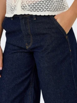 ONLCLAIR Cintura media Corte baggy Shorts vaqueros