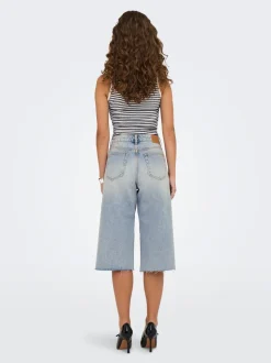 ONLCOBAIN Cintura media Corte loose Shorts vaqueros