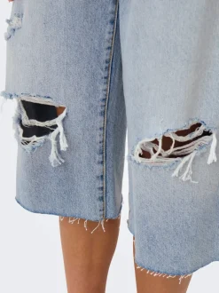 ONLCOBAIN Cintura media Corte loose Shorts vaqueros