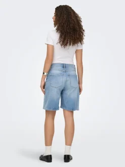 ONLCROSSOVER Cintura media Corte regular Shorts vaqueros