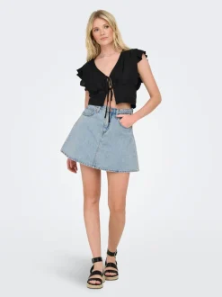 ONLEDEN Denim Falda vaquera Falda corta