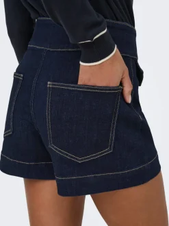 ONLEMILIA Cintura alta Corte regular Shorts vaqueros