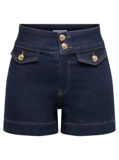 ONLEMILIA Cintura alta Corte regular Shorts vaqueros