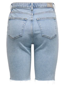 ONLEMILY Cintura alta Corte straight Shorts vaqueros