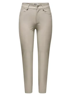 ONLEMILY Corte regular Pantalones de cuero sintético