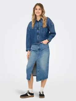 ONLENYA Denim Falda vaquera Falda midi