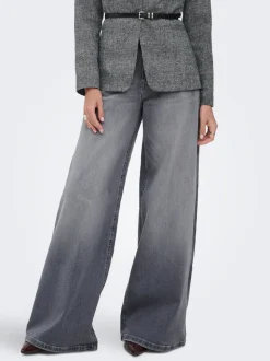 ONLFRANCESCA Cintura media Corte wide leg Vaqueros