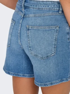 ONLGIANNA Cintura media Corte regular Shorts vaqueros
