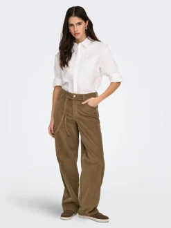 ONLGIANNA-GLOBAL Corte straight Pantalones